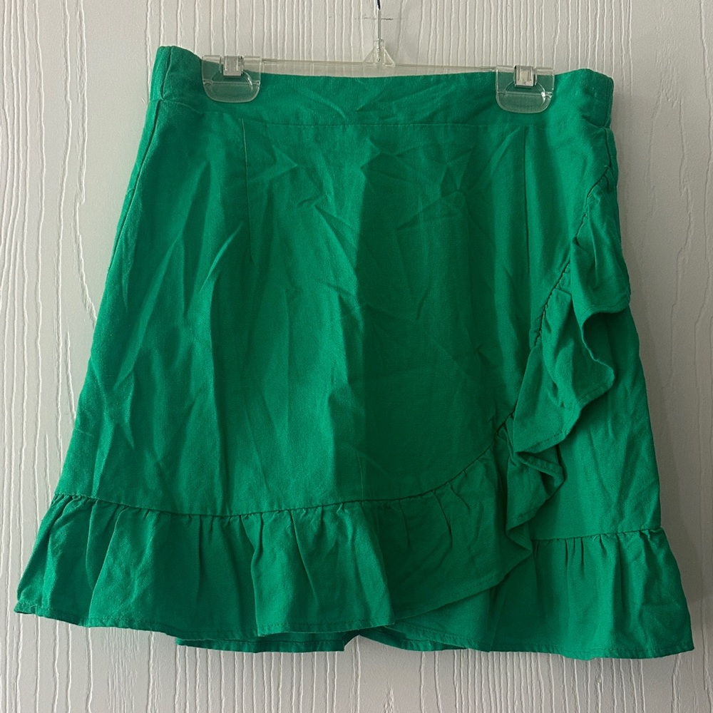 Vero Moda Emerald Green Skater Skirt